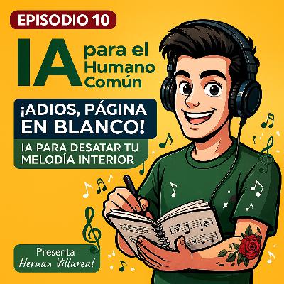 Episodio 10: ¡Adiós, página en blanco! IA para desatar tu melodía interior Episodio 10: ¡Adiós, página en blanco! IA para desatar tu melodía interior