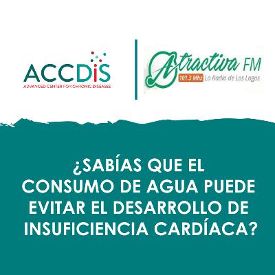 ¿Sabías que el consumo de agua puede evitar el desarrollo de insuficiencia cardíaca?