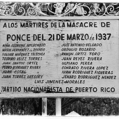 1937: Masacre de Ponce 1937: Masacre de Ponce