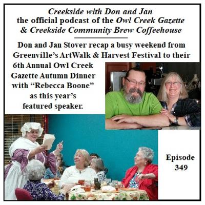 Creekside with Don and Jan Episode 349 Creekside with Don and Jan Episode 349
