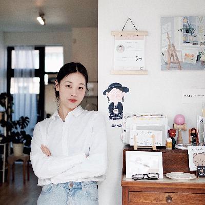 你的宝藏壁纸和表情包，背后的插画师有多会生活？对谈Sandy徐姑娘