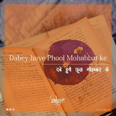 Dabey huye Phool Mohabbat ke