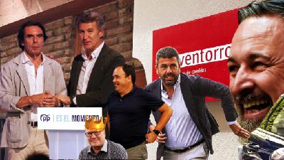 El Gabinete de Crisis de SM Juan Carlos I de Manuel: «¡La llave del Palau la tiene Abascal, el pu***o amo!»