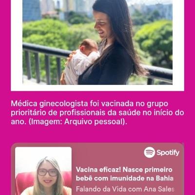 Vacina eficaz! Nasce primeiro bebê com imunidade na Bahia