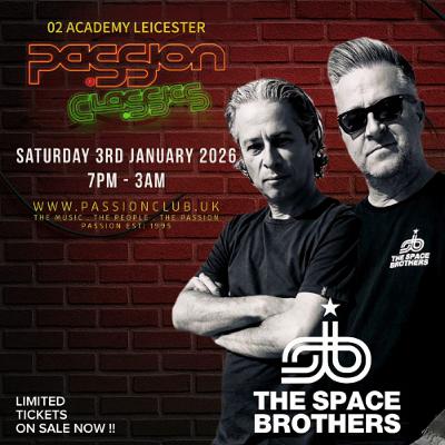 The Space Brothers. LIVE at PaSSion ClaSSics. Jan 3rd 2026. O2 Academy Leicester. The Space Brothers. LIVE at PaSSion ClaSSics. Jan 3rd 2026. O2 Academy Leicester.