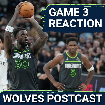 WOLVES POSTCAST: Victor Wembanyama's 39-Points Proves To Be TOO MUCH For Wolves In Game 3, 115-108 WOLVES POSTCAST: Victor Wembanyama's 39-Points Proves To Be TOO MUCH For Wolves In Game 3, 115-108