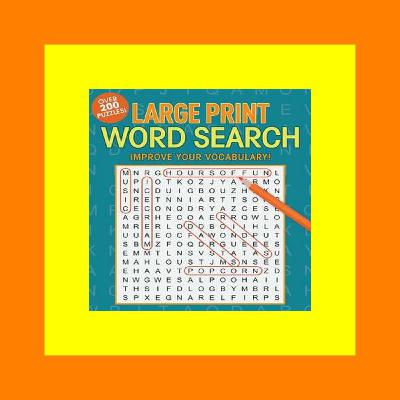 [PDF  mobi  ePub] Large Print Word Search (Large Print Puzzle Books) FREE EBOOK