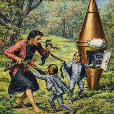 AudioBlog: A 1954 Landing and Humanoid Report from Cennina, Italy