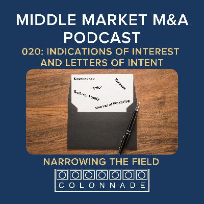 MM M&A 020 - Indications of Interest and Letters of Intent: Narrowing the Field