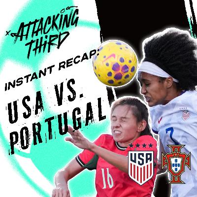 Moultrie brace leads USWNT to revenge win | USA vs. Portugal Recap & Reaction (Soccer 10/26) Moultrie brace leads USWNT to revenge win | USA vs. Portugal Recap & Reaction (Soccer 10/26)