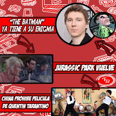 ! JURASSIC PARK VUELVE ¡ , ERASE UNA VEZ EN HOLLYWOOD NO SE ESTRANARA EN CHINA Y LAS RAZONES TE LAS DECIMOS AQUI , THE BATMAN YA CUENTA CON SU ENIGMA Y CATWOMAN ¿ BUENA ELECCION ? YMUCHO MAS #spotify