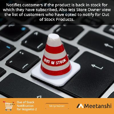 Magento 2 Out of Stock Notification