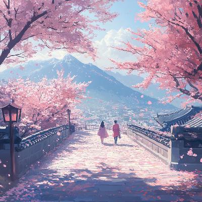 Sleep Story (no ads) with "The Tranquil Journey Through the Cherry Blossom Groves of Jinhae, South Korea" - Slumber Stories: Ep. 100