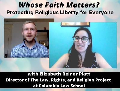 Whose Faith Matters? Protecting Religious Liberty for Everyone Whose Faith Matters? Protecting Religious Liberty for Everyone