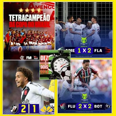 #EP89: Flamengo CAMPEÃO da Copa do Brasil! Vasco vence de virada, Flu e Bota empatam em 2x2 #EP89: Flamengo CAMPEÃO da Copa do Brasil! Vasco vence de virada, Flu e Bota empatam em 2x2