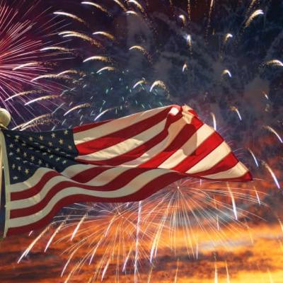 Español: Episodio de el 4 de julio Independencia de los Estados Unidos