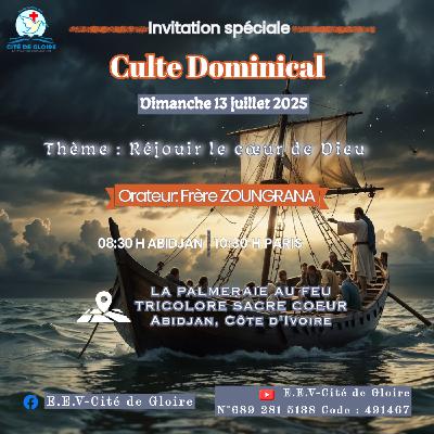 E.E.C.G - Réjouir le coeur de Dieu - Frère Étienne ZOUNGRANA E.E.C.G - Réjouir le coeur de Dieu - Frère Étienne ZOUNGRANA