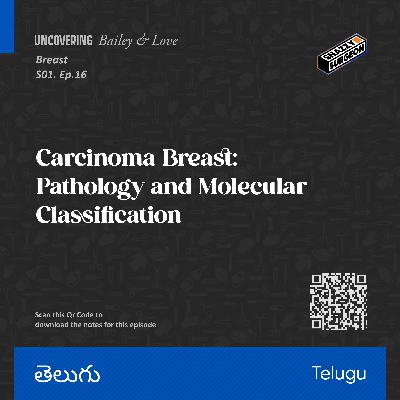 S.01 Ep.16 Carcinoma Breast: Pathology and Molecular Classification_Telugu