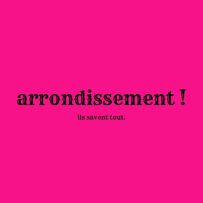 arrondissement !