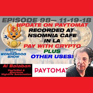 E98 - Pay for your espresso and coffee with BITCOIN NOW! - Faster Than CASH! - PayToMat.com