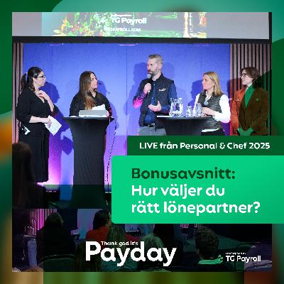 Hur väljer du rätt lönepartner? LIVE från Personal & Chef-mässan Hur väljer du rätt lönepartner? LIVE från Personal & Chef-mässan