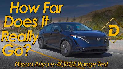 Nissan Ariya e-4FORCE Mountain Pass and Highway Speed Range Test