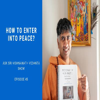 How To Enter Into Peace? Ask Sri Vishwanath Vedanta show