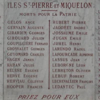 La Première Guerre mondiale et les îles Saint-Pierre-et-Miquelon