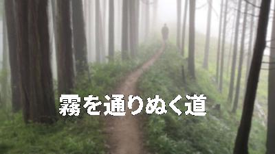 霧を通りぬく道