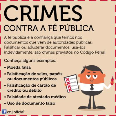 CRIMES CONTRA A FÉ PÚBLICA - DIREITO PENAL
