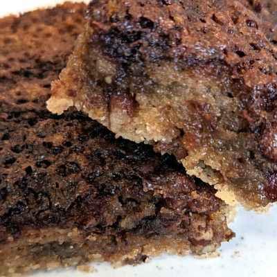 Luscious Chocolate Pecan Pie Bars for National Pecan Pie Day