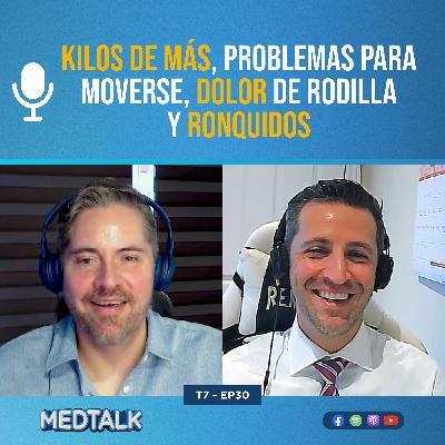 Kilos de más, problemas para moverse, dolor de rodilla y ronquidos
