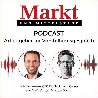 Mit Nils Beckmann, CEO der Dr. Beckmann Group Mit Nils Beckmann, CEO der Dr. Beckmann Group