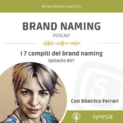 7 compiti del brand naming  I S1E07