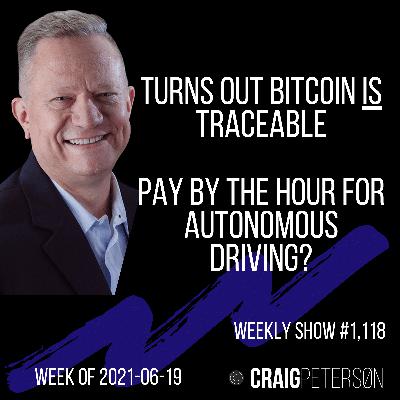 Turns out Bitcoin IS Traceable - Will You Pay By the Hour For Autonomous Driving/
