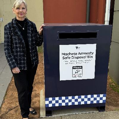 Shepparton Police have "no access or involvement" with machete bins!
