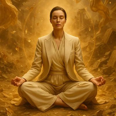 Crée l’abondance dans le chaos — Version féminine by Sir Gratitude