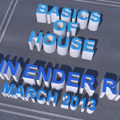 BASICS OF HOUSE - JOHN ENDER RIOS - MARCH 2013