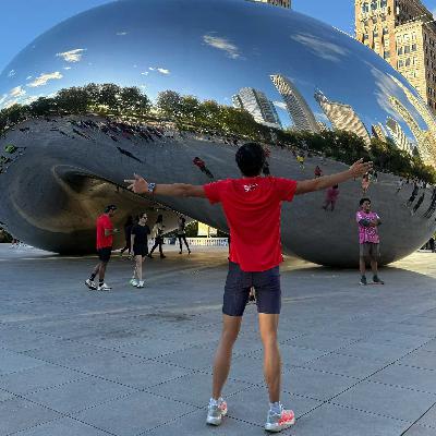 芝加哥马拉松｜骑自行车无畏穿越美国，芝加哥的赛道他点燃了我！