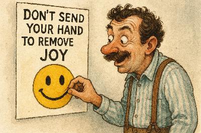 Don't Send Your Hand To Remove Joy