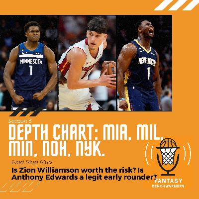 S05E08 - Depth Chart Look: Miami, Milwaukee, Minnesota, New Orleans, New York.