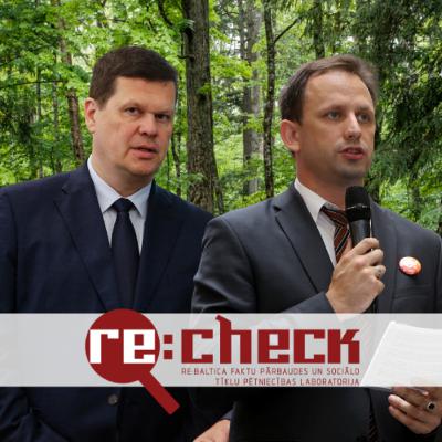 Re:Check: melīgi apgalvojumi mežu politiku; maldi par alkohola akcīzes nodokļa politiku