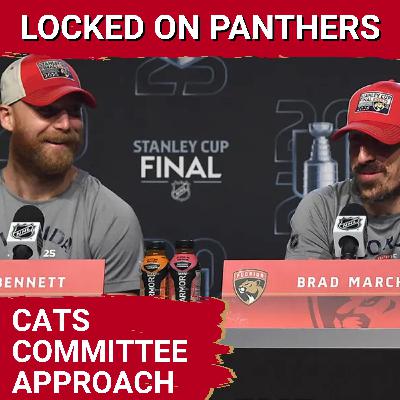 COMMITTEE APPROACH! Bennett and Marchand looked very comfortable playing on the same line