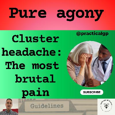 Podcast - A real pain in the head: Cluster Headache explained