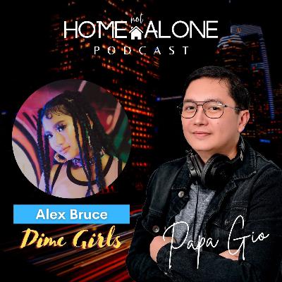Alex Bruce with Papa Gio: Home not Alone