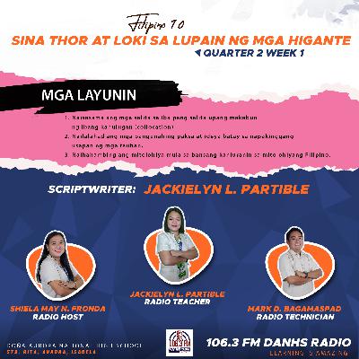 Filipino 10 - Sina THOR at LOKI sa Lupain ng mga Higante