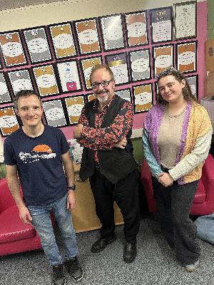 Dave, Ross and Lilly interview Junk Model Maker Anthony James