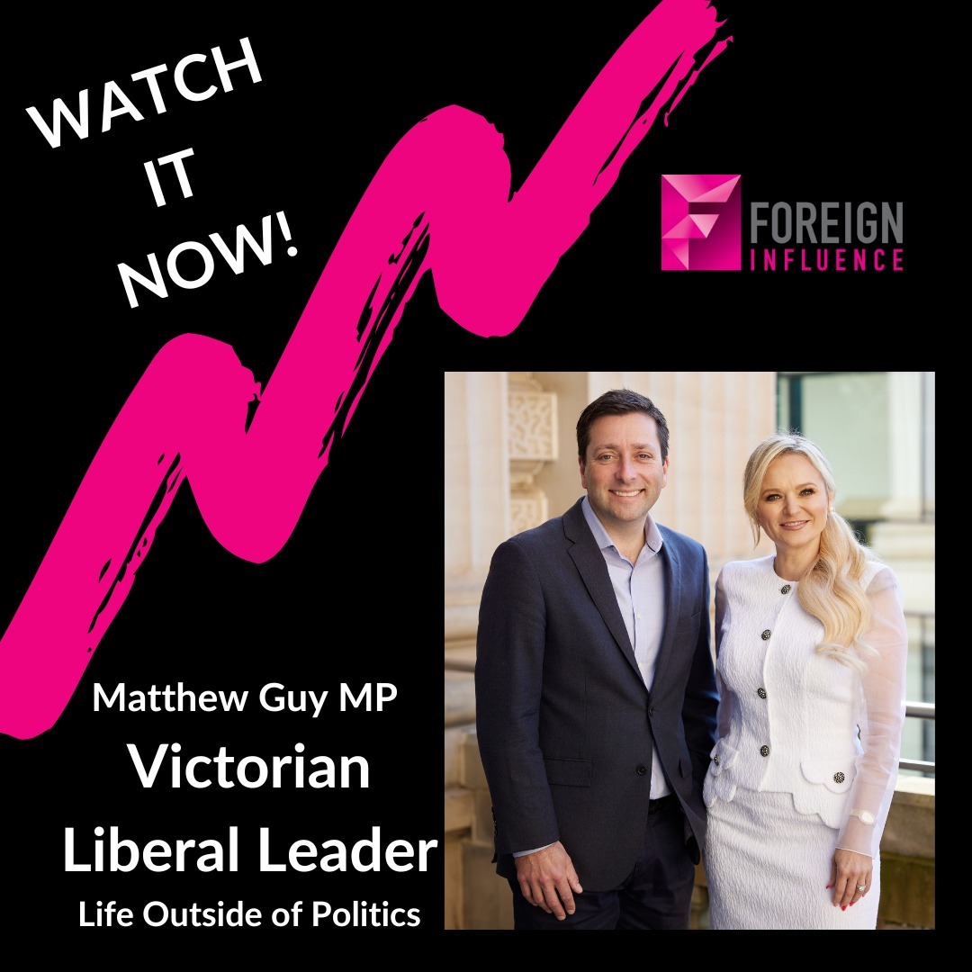 Victorian Liberal Party Leader Mathew Guy on Foreign Influence