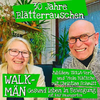 Blätterrauschen – 30 Jahre TRIGA-Verlag und Mein Blättche – mit Christina Schmitt. Blätterrauschen – 30 Jahre TRIGA-Verlag und Mein Blättche – mit Christina Schmitt.