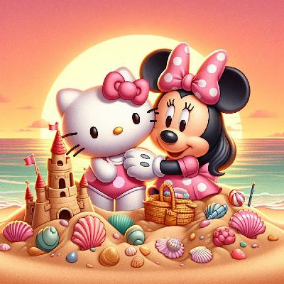 הלו קיטי פוגשת את מיני מאוס בים ⛱️